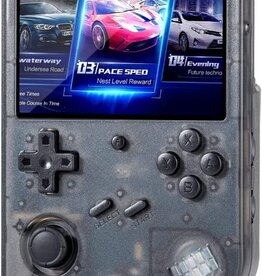 RG353V Retro Handheld Game with Dual OS Android 11 and Linux,RG353V with  64G TF Card Pre-Installed 4452 Games Supports 5G WiFi 4.2 Bluetooth Online