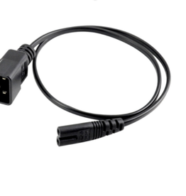 Power Cable C14 Male Plug to IEC C7 Female Socket