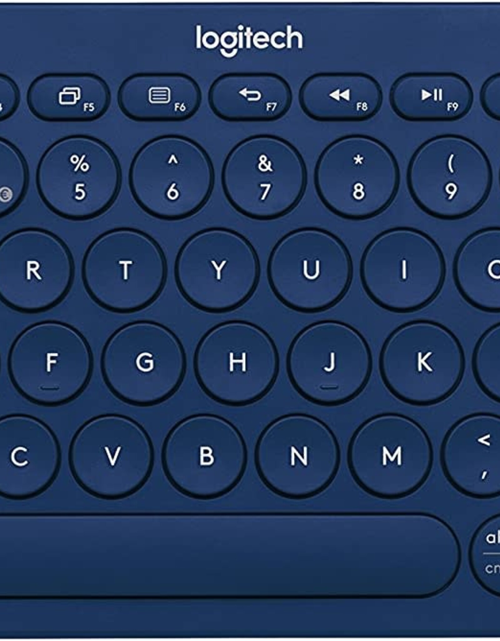 Logitech K380 Multi-Device Bluetooth Keyboard – Windows, Mac, Chrome OS, Android, iPad, iPhone, Apple TV Compatible – with Flow Cross-Computer Control and Easy-Switch up to 3 Devices