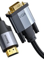 Baseus Baseus Enjoyment Series HD Male To VGA Male Adapter Cable 2m Dark gray