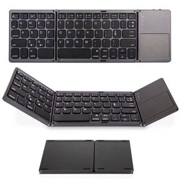 Folding Bluetooth Wireless Keyboard Black