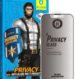 BLUEO 2.5D Silk full Privacy Anti-peep Matte Glass iPhone 14 6.1