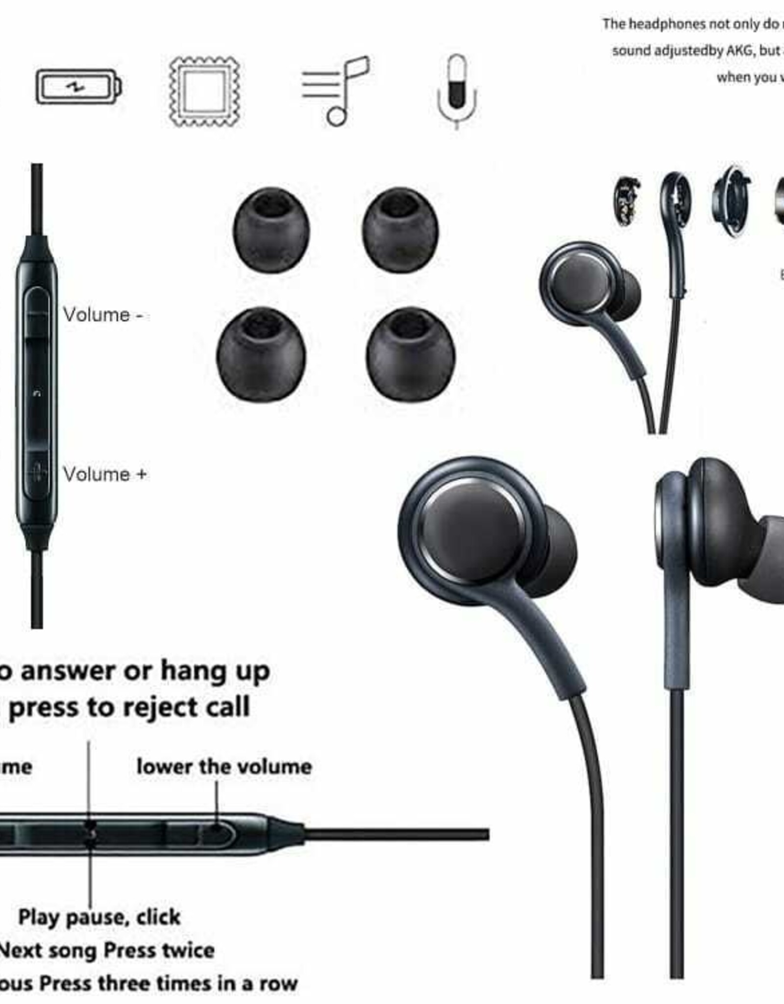 Earphones for Samsung -TYPE-C