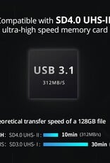 PGYTECH CreateMate High-Speed Memory Card Reader Type-C USB 3.1 SD/Micro SD Card Reader