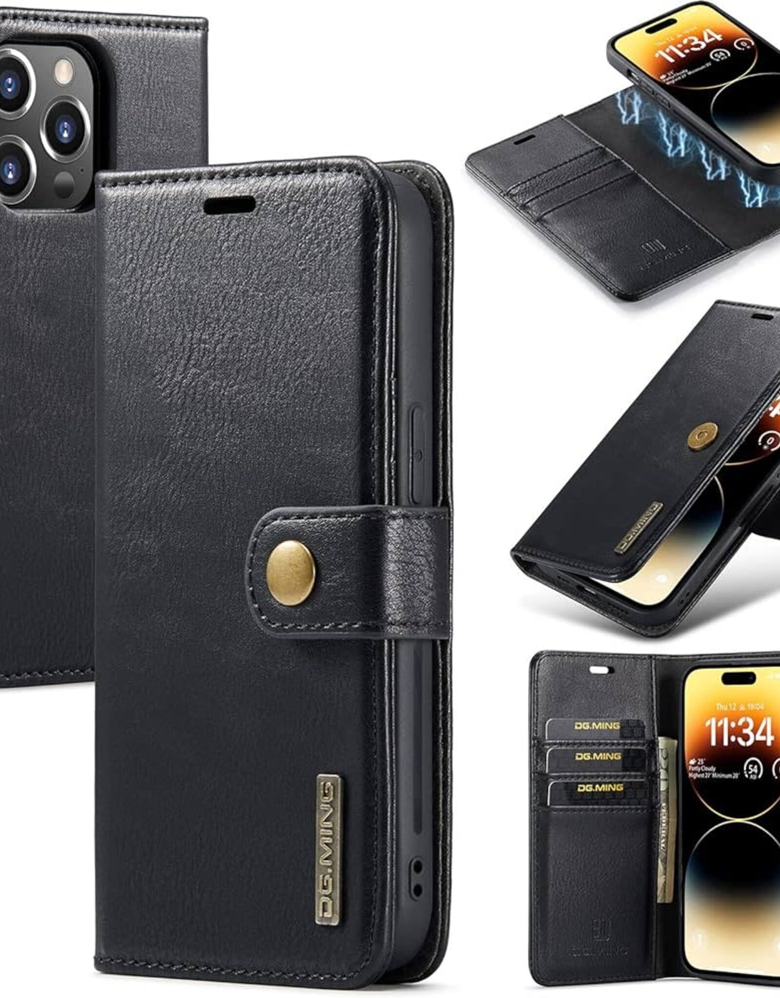 DG.MING Wallet Magnetic Case iPhone