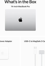 Apple Apple 2023 MacBook Pro Laptop M3 chip with 8‑core CPU, 10‑core GPU: 14.2-inch Liquid Retina XDR Display, 8GB Unified Memory, 512GB SSD Storage - Silver