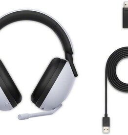 Sony-INZONE H9 Wireless Noise Canceling Gaming Headset, Over-ear Headphones with 360 Spatial Sound, WH-G900N, One Size, White