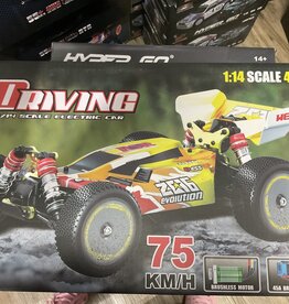 75 KM/H Brushless Motor 45A Brushless ESC West 206 Eloiution Auto Yellow Shock Proof