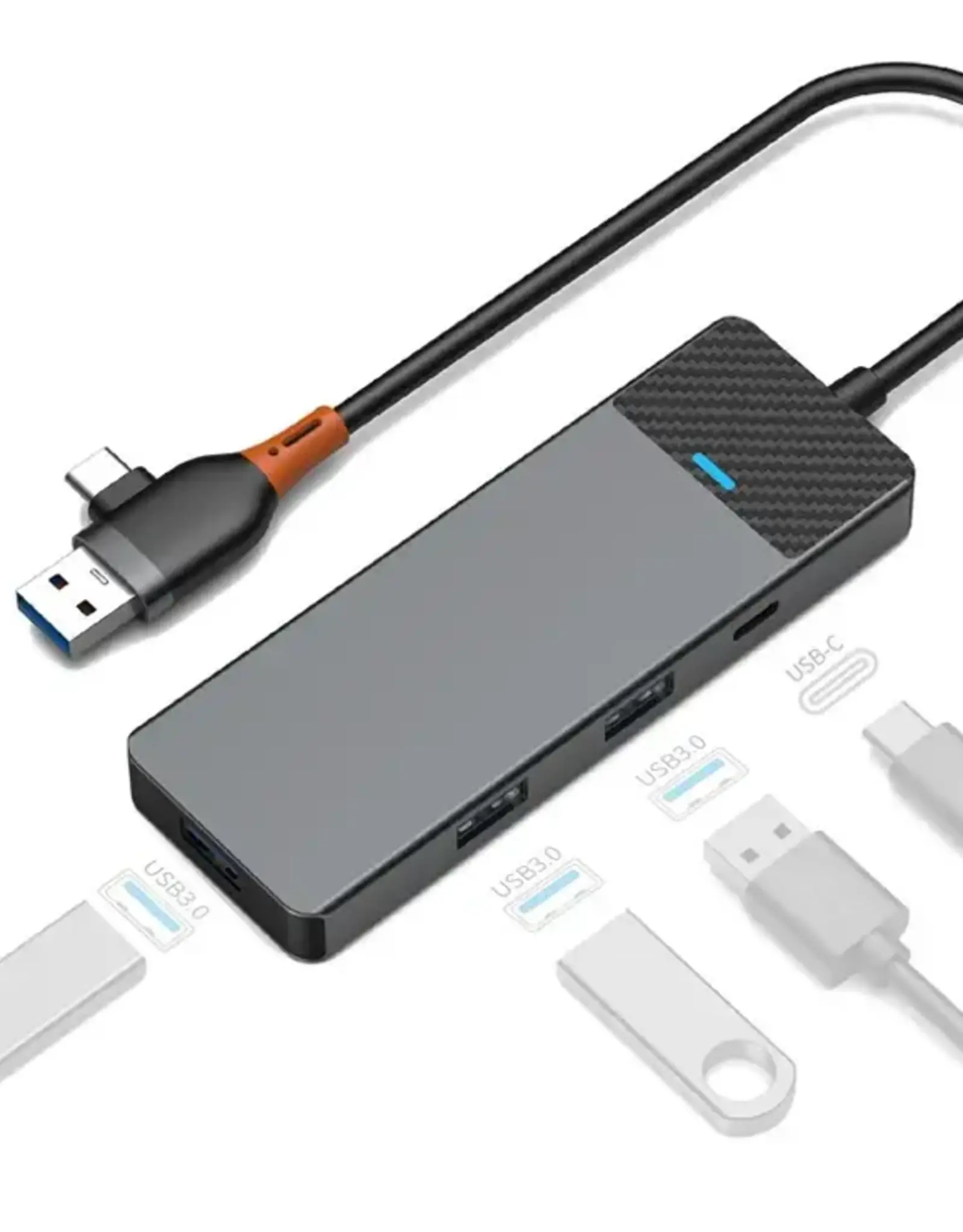 Wiwu Linker 4 in 1 usb-A & C Hub