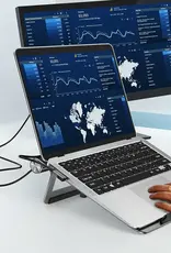 Wiwu Laptop Stand Hub 8 in 1 USB Docking Station