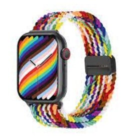 Wiwu Braided Magnetic Watch Band 38/40/41 Rainbow Colored