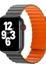Wiwu Magnetic Silicone Watch Band 38/40/41mm Gray + Orange