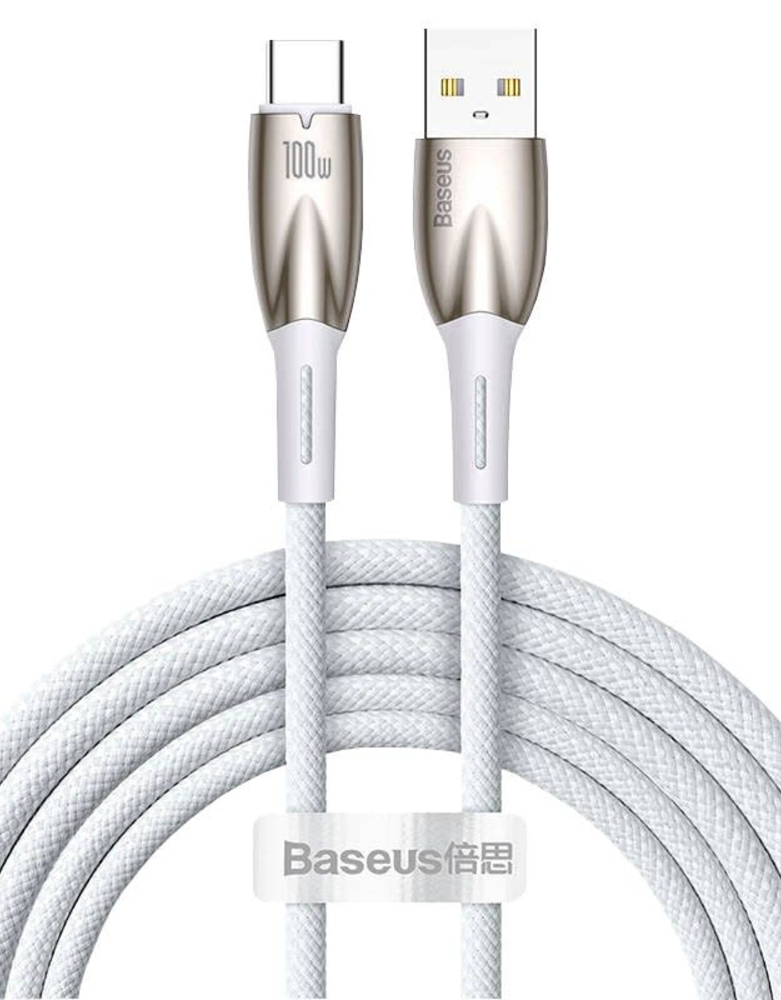 Baseus 100w Glimmer Series Fast Charging Data Cable usb to usb c 1m