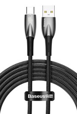 Baseus 100w  glimmers series fast charging data cable  USB to Type C 100w 2m Black