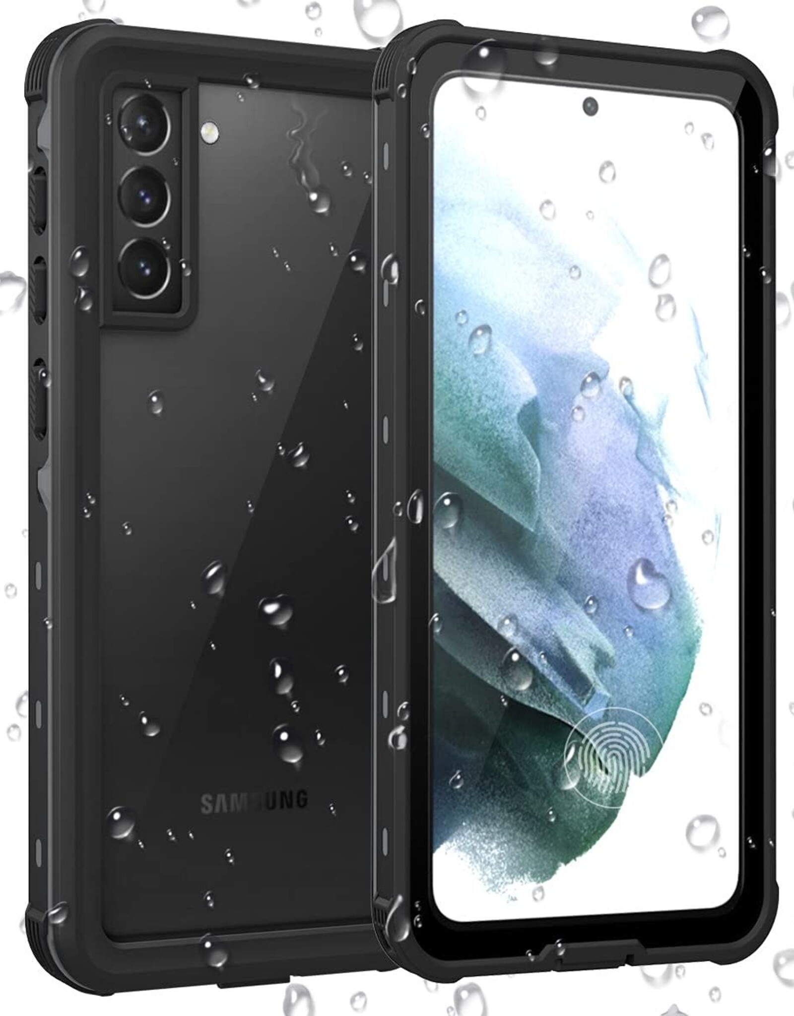 Redpepper Waterproof case Samsung (Black) A-Series