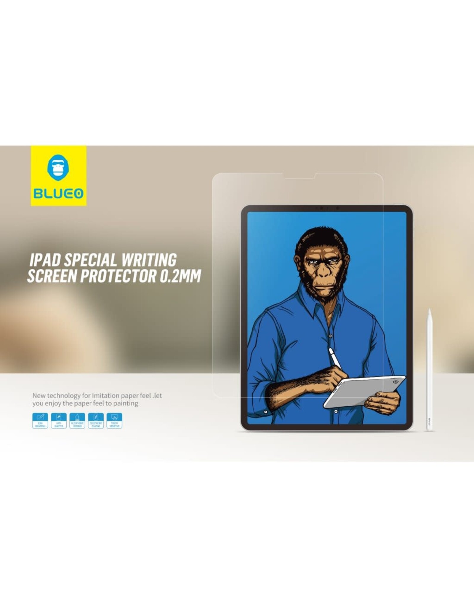 Blueo Blueo iPad special Writing screen protector