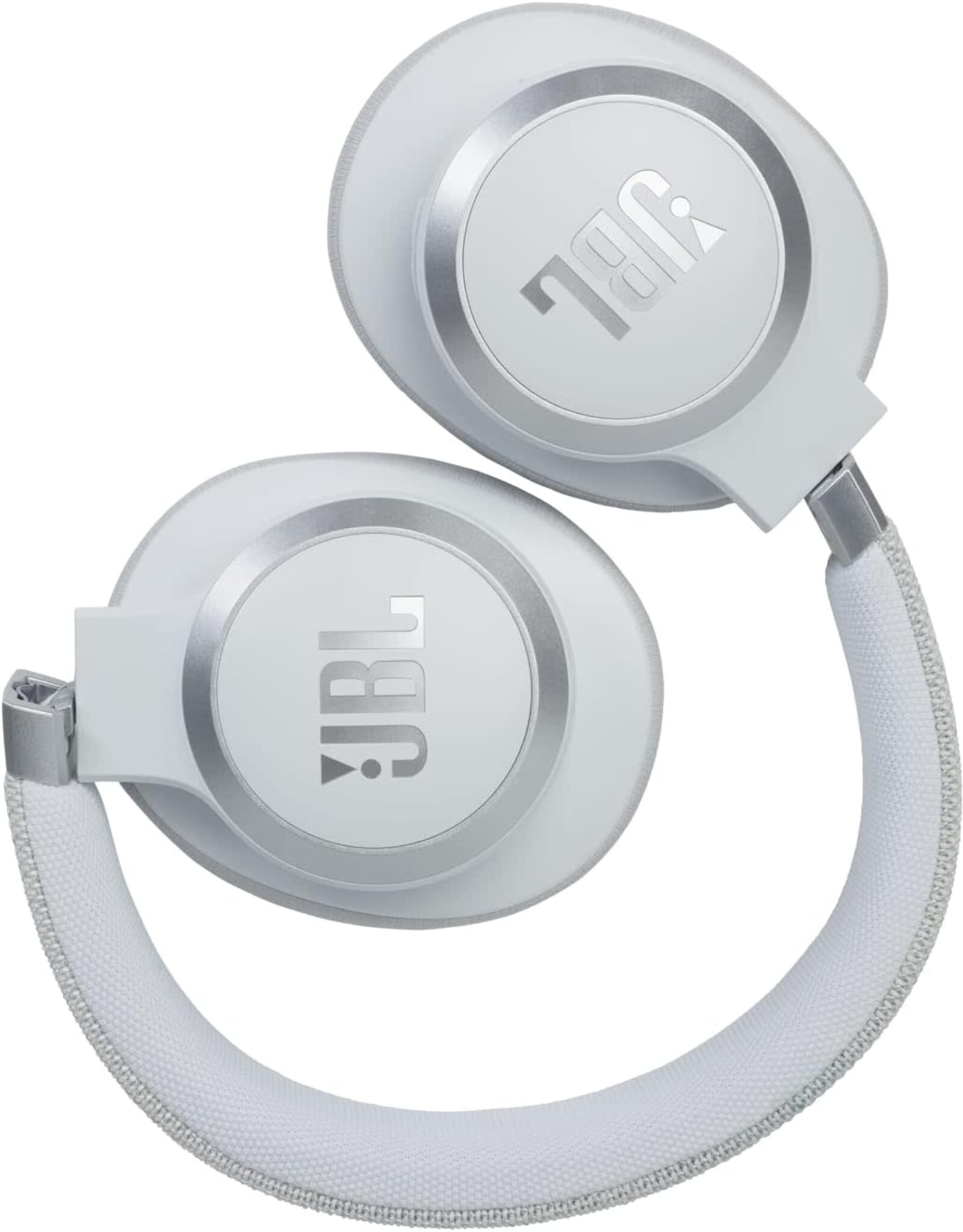 JBL Live 660NC - Wireless Over-Ear Noise Cancelling Headphones with Long Lasting Battery and Voice Assistant - White