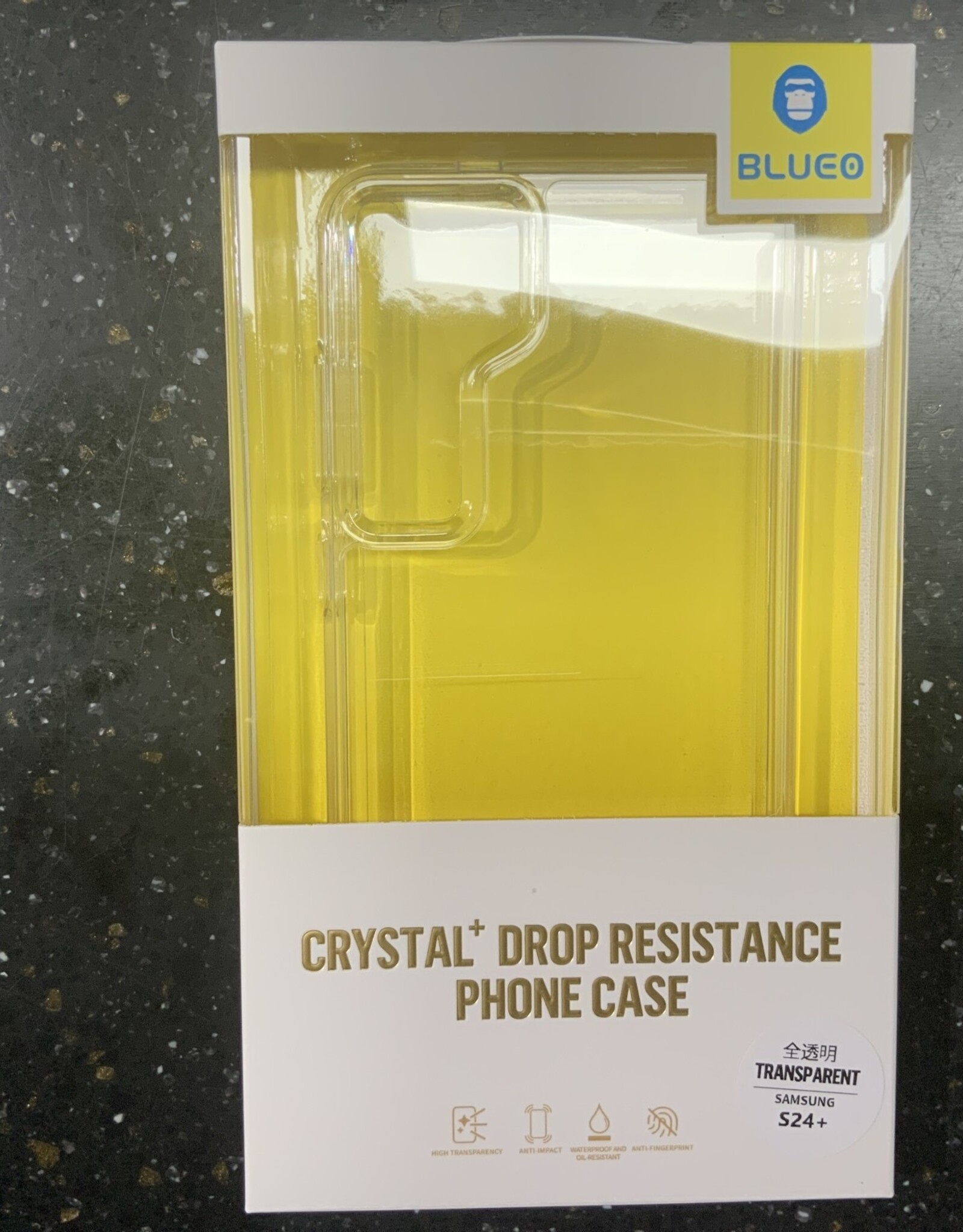 Blueo Crystal + Resistance Phone Case Transparent Samsung S24 plus