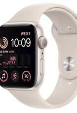 Apple Watch SE 2nd Generation (GPS) 44mm Starlight Aluminum Case with Starlight Sp