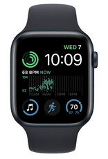Apple Watch SE 2nd Generation (GPS) 44mm Midnight Aluminum Case with Midnight Sport