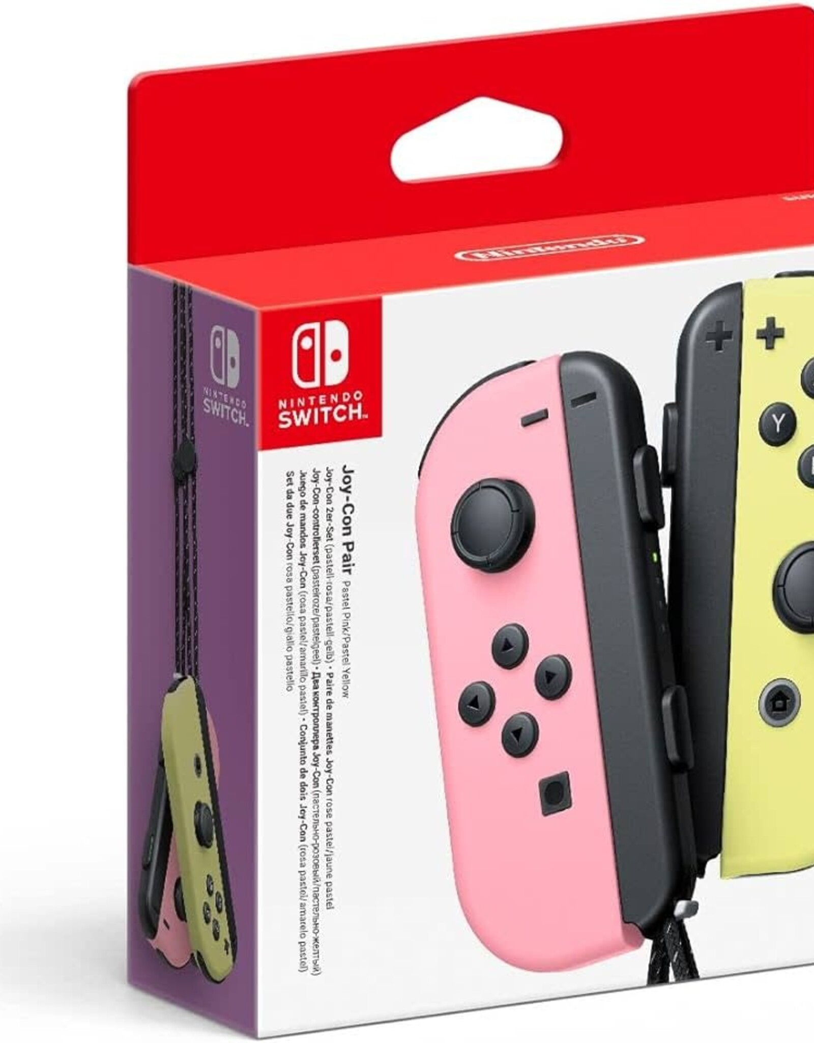 Joy-Con Pair Pastel Pink/Pastel Yellow (Nintendo Switch)