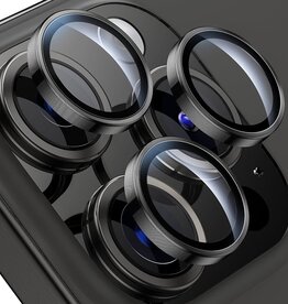Blueo Original Metal Frame Lens Protector Black (Black) IP 15/15plus