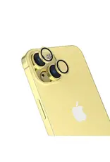 iPhone 15 6.1/6.7 PVD Original Metal Frame Lens Protector Yellow