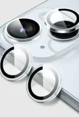 Original Metal Frame Lens Protector Transparent (Transparent) IP 15/15Plus