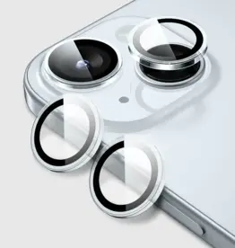iPhone 15 6.1/6.7 PVD Original Metal Frame Lens Protector Transparent