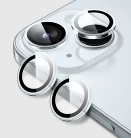 Original Metal Frame Lens Protector Transparent (Transparent) IP 15/15Plus