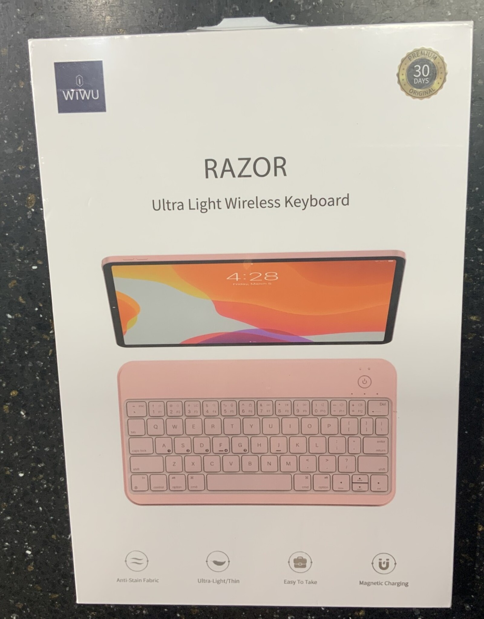Wiwu Razer Ultra Light  Wireless Keyboard (Pink)
