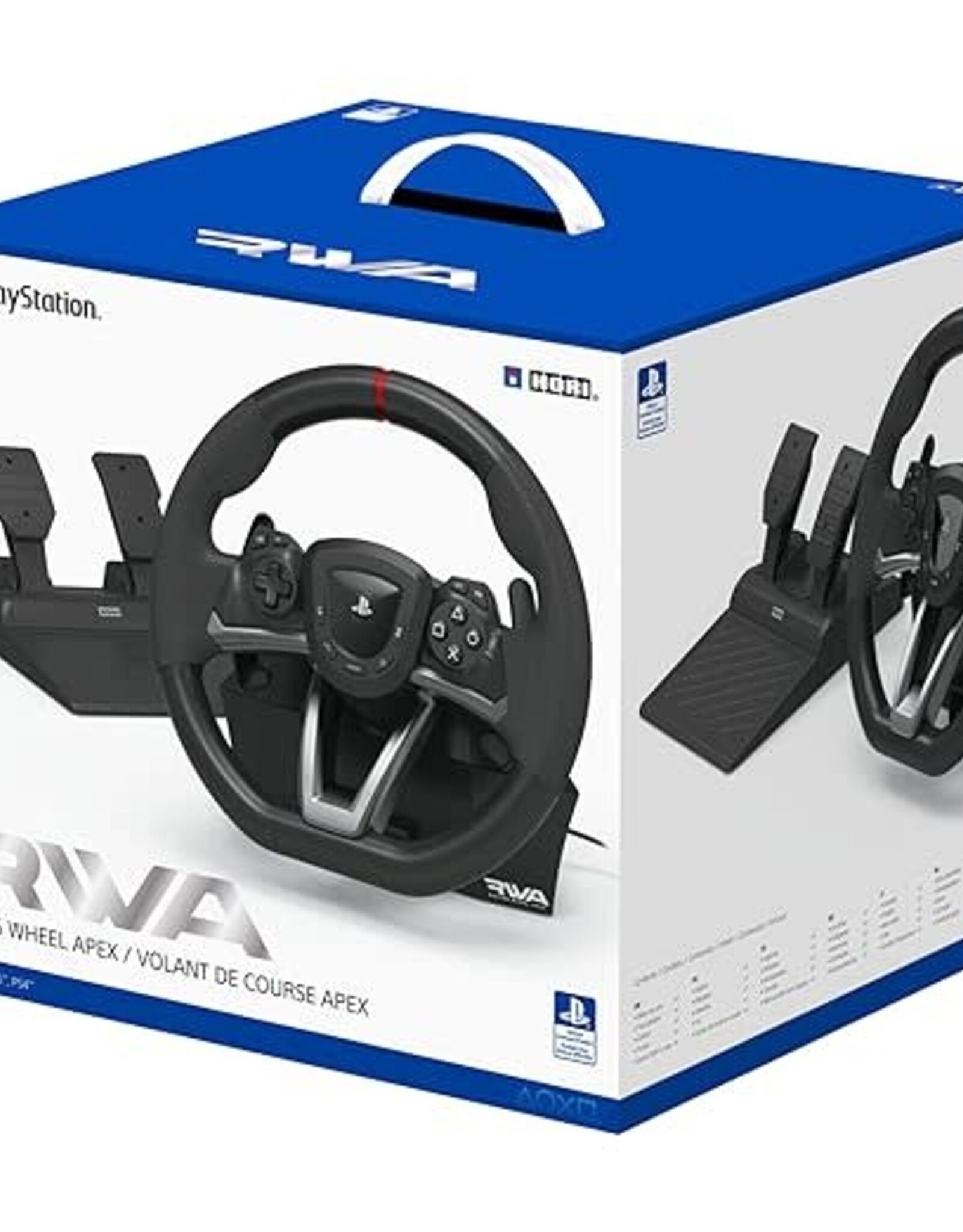 HORI Racing Wheel Apex for Playstation 5, PlayStation 4 and PC - Officially Licensed by Sony - Compatible with Gran Turismo 7