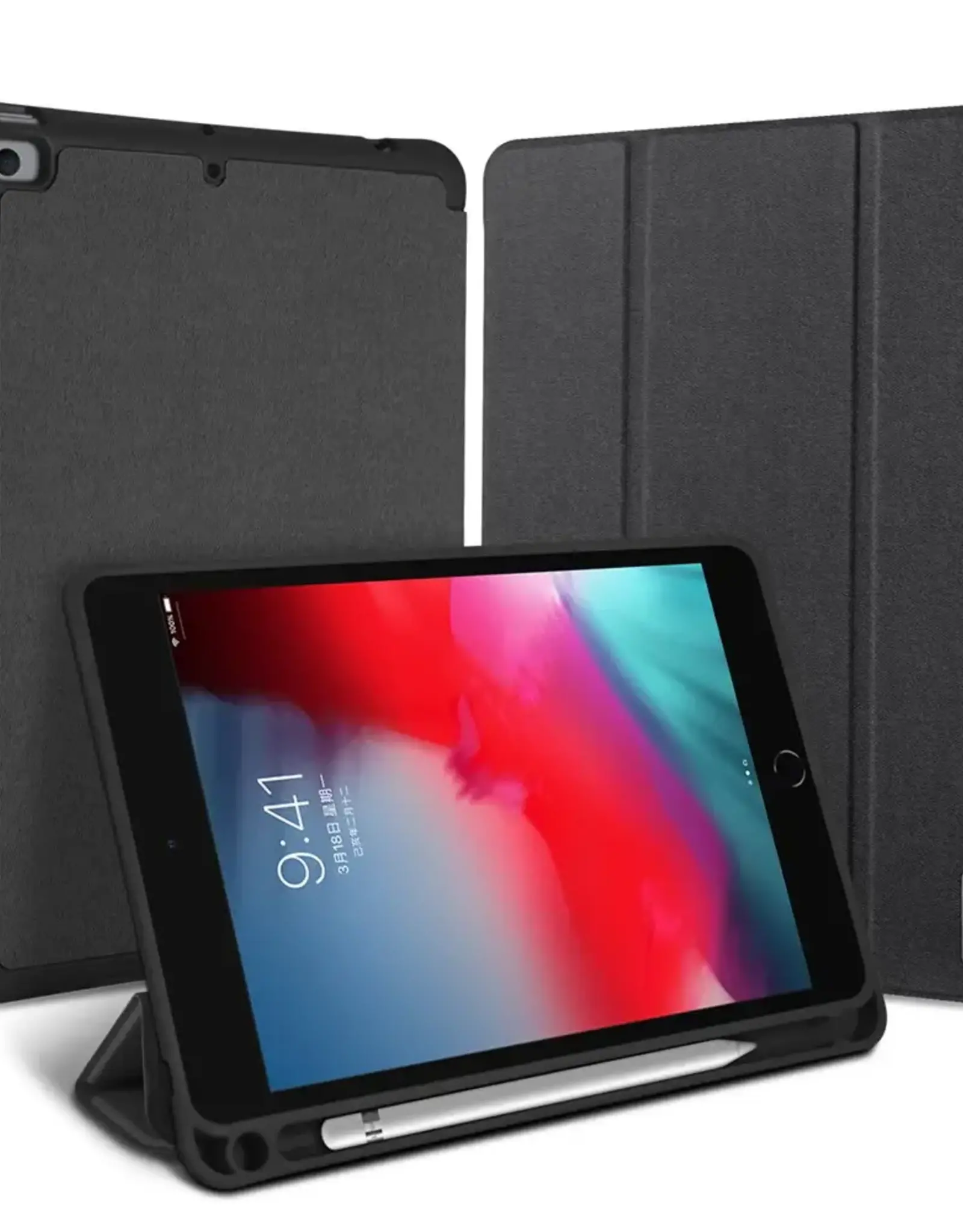 iPad Mini 4/5 DOMO Series Flip Case Black