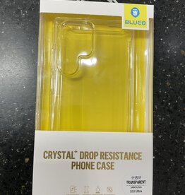 BLUEO S22 Ultra Transparent Crystal Drop Resistance Phone Case