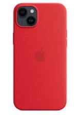 Apple iPhone 15 Plus Silicone Case with MagSafe Red