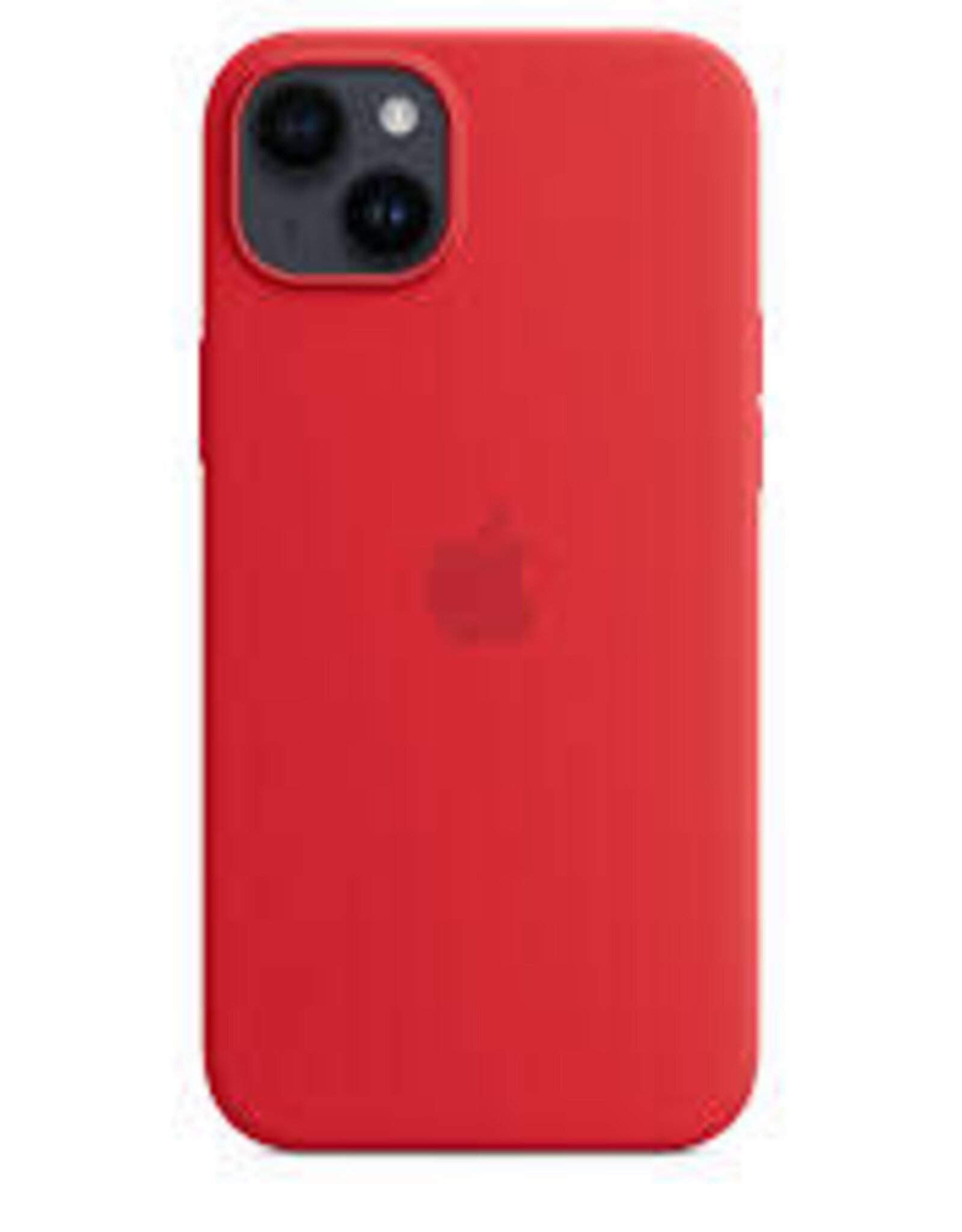 Apple iPhone 15 Plus Silicone Case with MagSafe Red