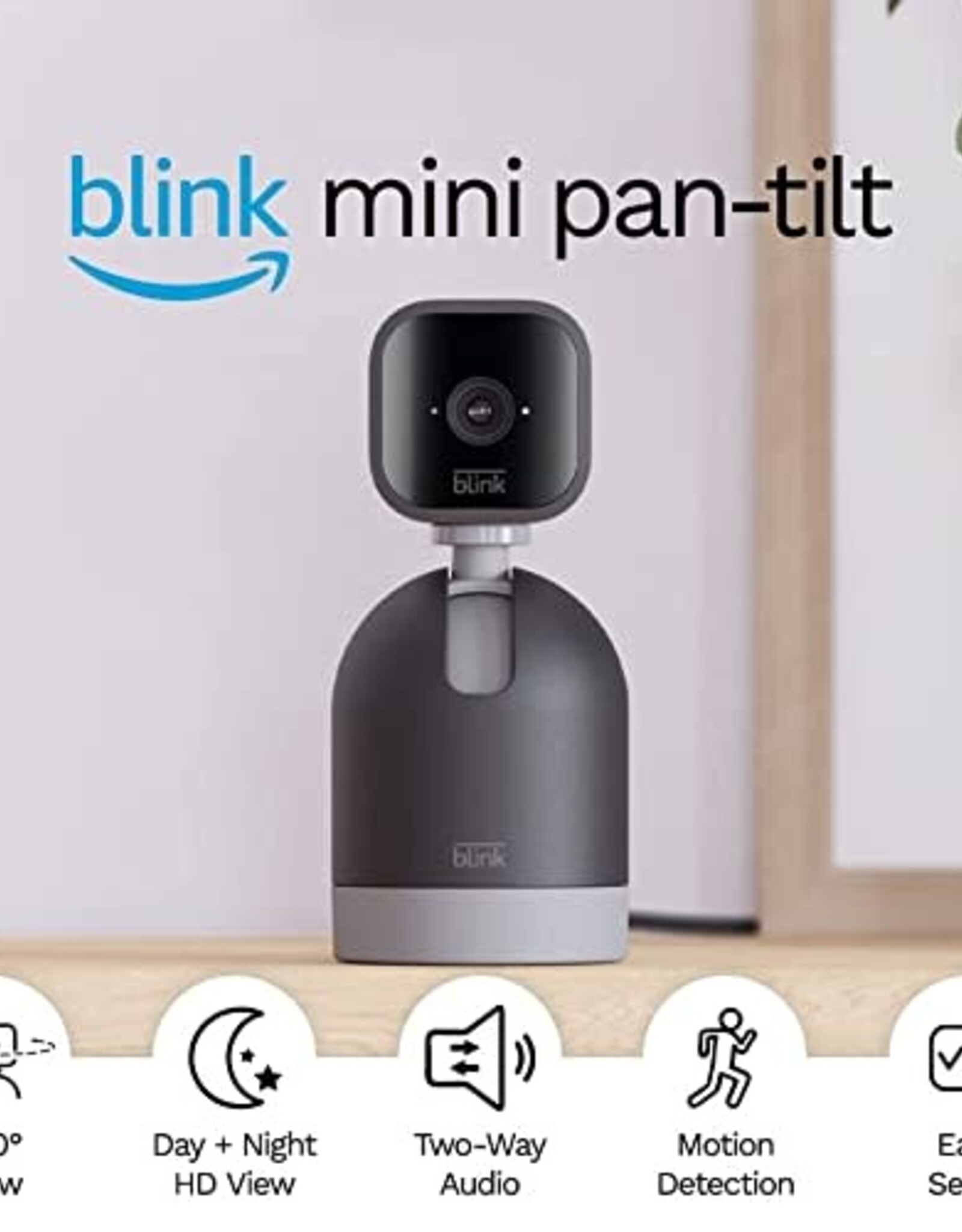 Blink Mini Pan-Tilt Camera, Black (B09N6D5SDX)