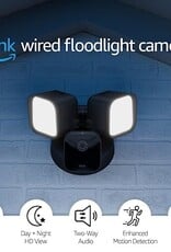 Blink Wired Floodlight Camera, 1 camera, Black (B0B5VGZTXH)