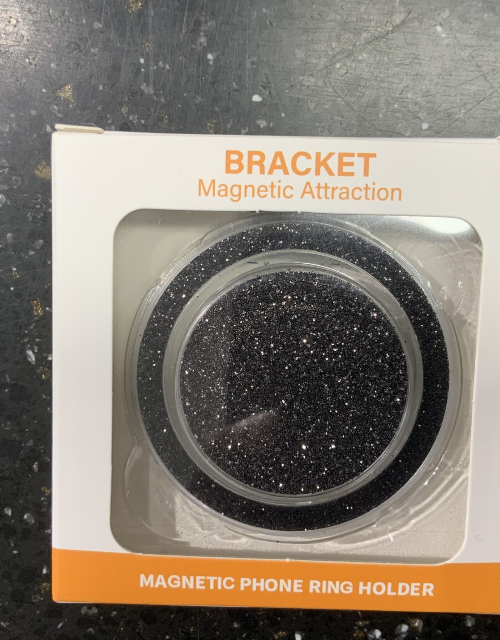 Bracket Magnetic Attraction Black Glitter