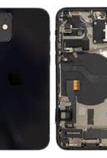 Rear Housing + Frame Back + Glass + Camera Glass iPhone 12 A2172, A2402 Black
