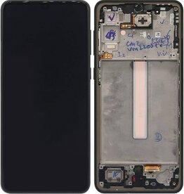 Samsung Galaxy A33 5G (A336 / 2022) LCD OLED Assembly With Frame (Service Pack) (Black)