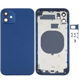 Rear Housing + Frame Back + Glass + Camera Glass iPhone 12 A2172, A2402 Blue