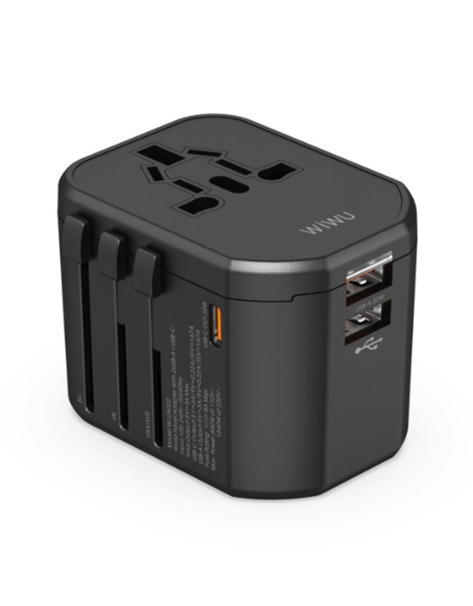 Universal Adapter Wi-UA002 20W USB+ USB C