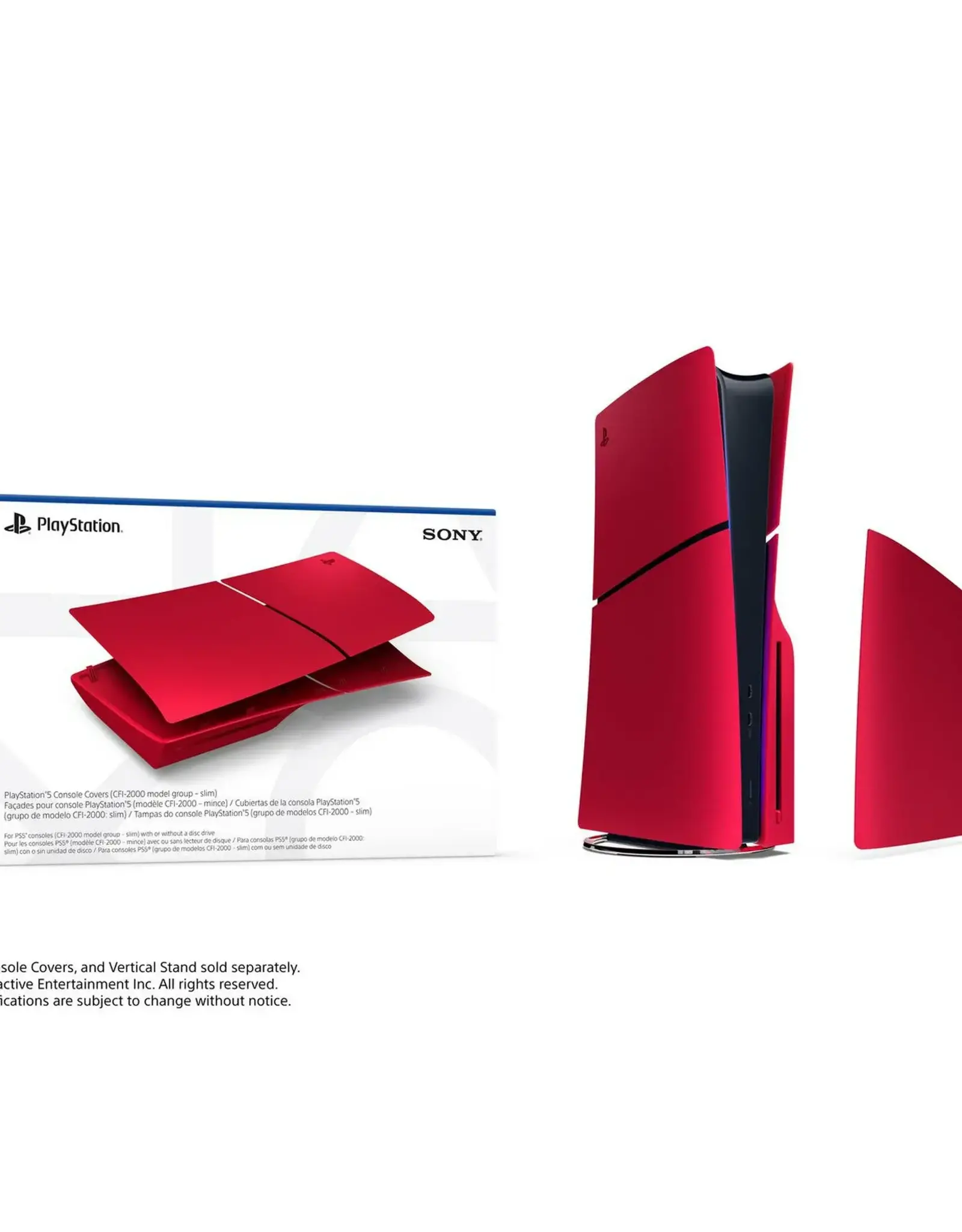 SONY PS5 COVER VOLCANIC RED DISC