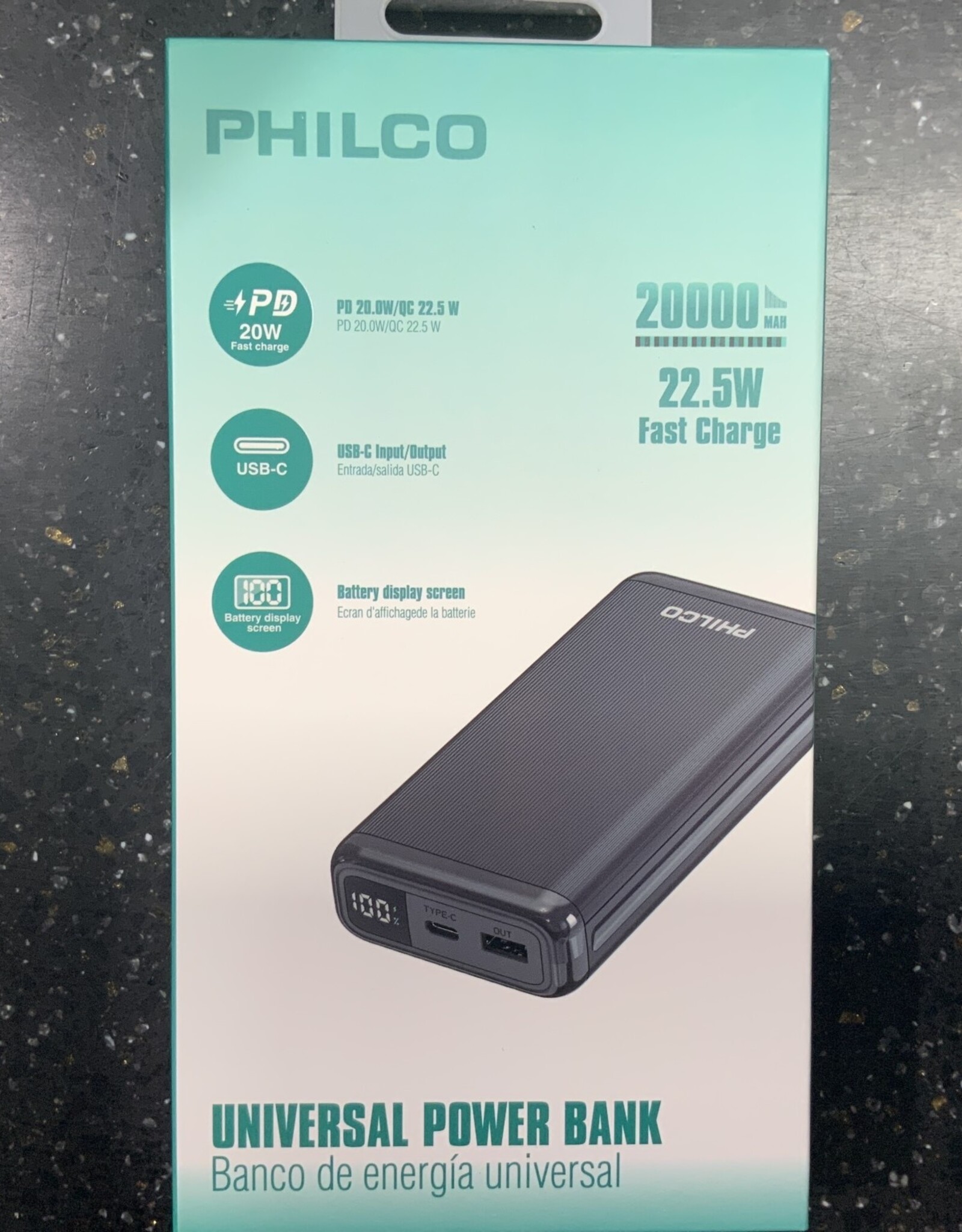 PHILCO Power Bank 20,000mAH