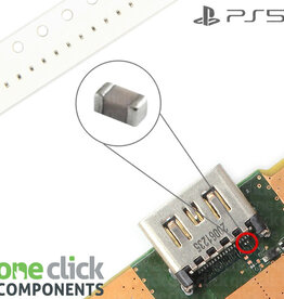 HDMI Port Ceramic Capacitors for PlayStation 5 PS5 (0.1 uf / 0201 cap) (10 Pack) (Soldering Required)