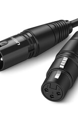 UGREEN 8m XLR Male to Female Cable Cannon Plug Microphone Extension  Cable for Audio Mixer Amplifiers