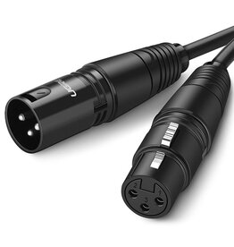 UGREEN 8m XLR Male to Female Cable Cannon Plug Microphone Extension  Cable for Audio Mixer Amplifiers