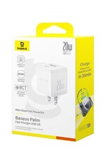 Baseus Palm Fast Charger C + U 20W Moon White