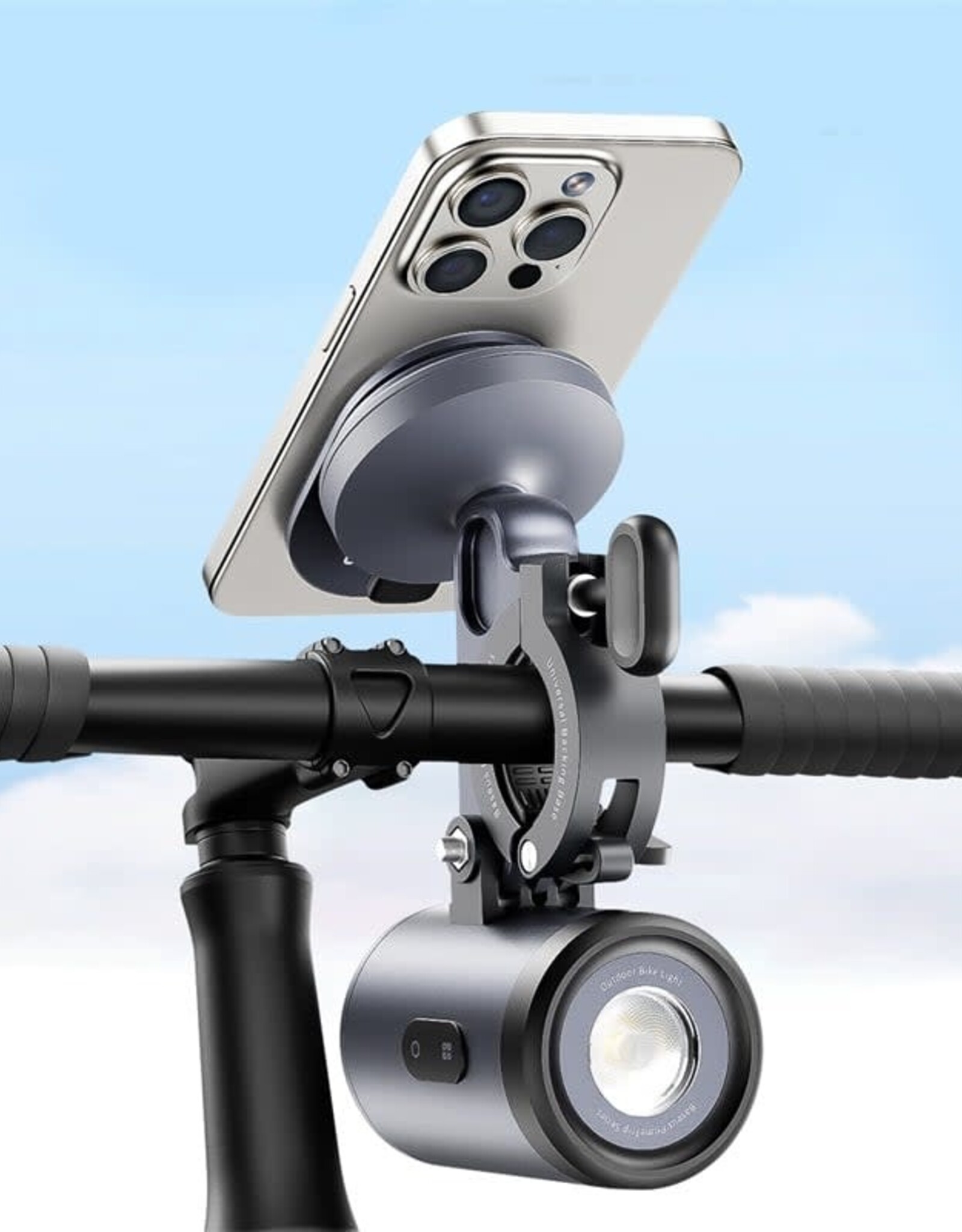 Baseus Prime Trip Series Dual-Color Bike Light 2-in-1 Set Cosmic Black